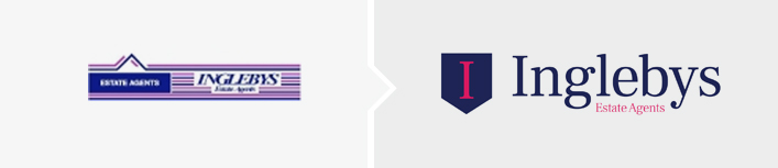 Inglebys Estate Agents logo Design